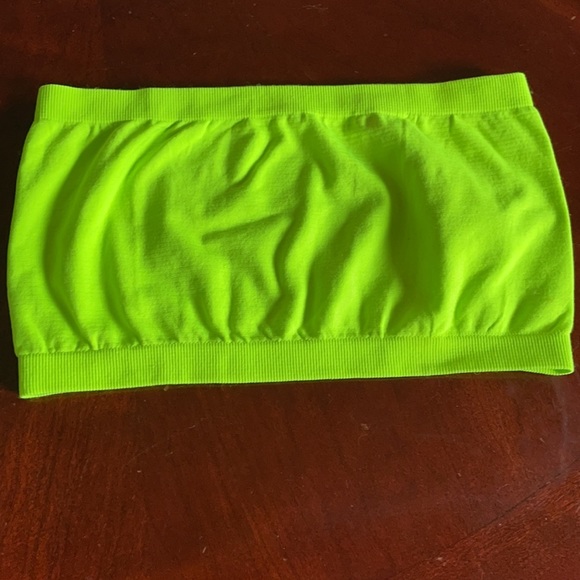 2 Paradise Tube Tops. One Size. Lime Green and Turquoise Blue. Very beachy! - Picture 3 of 9